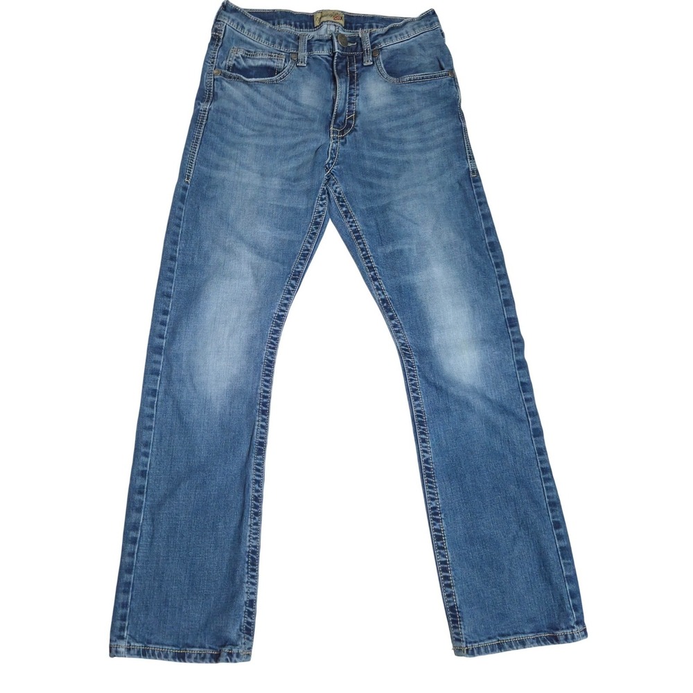 Wrangler 20X Jean Slim Straight Mens 31x32 Blue 1042MWXMD Excellent Stretch boot